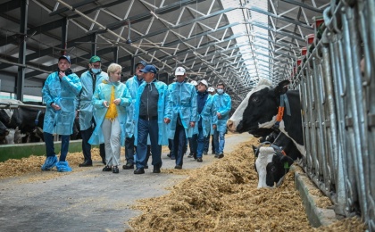 Президент Татарстана посетил агрофирму «Азнакай»